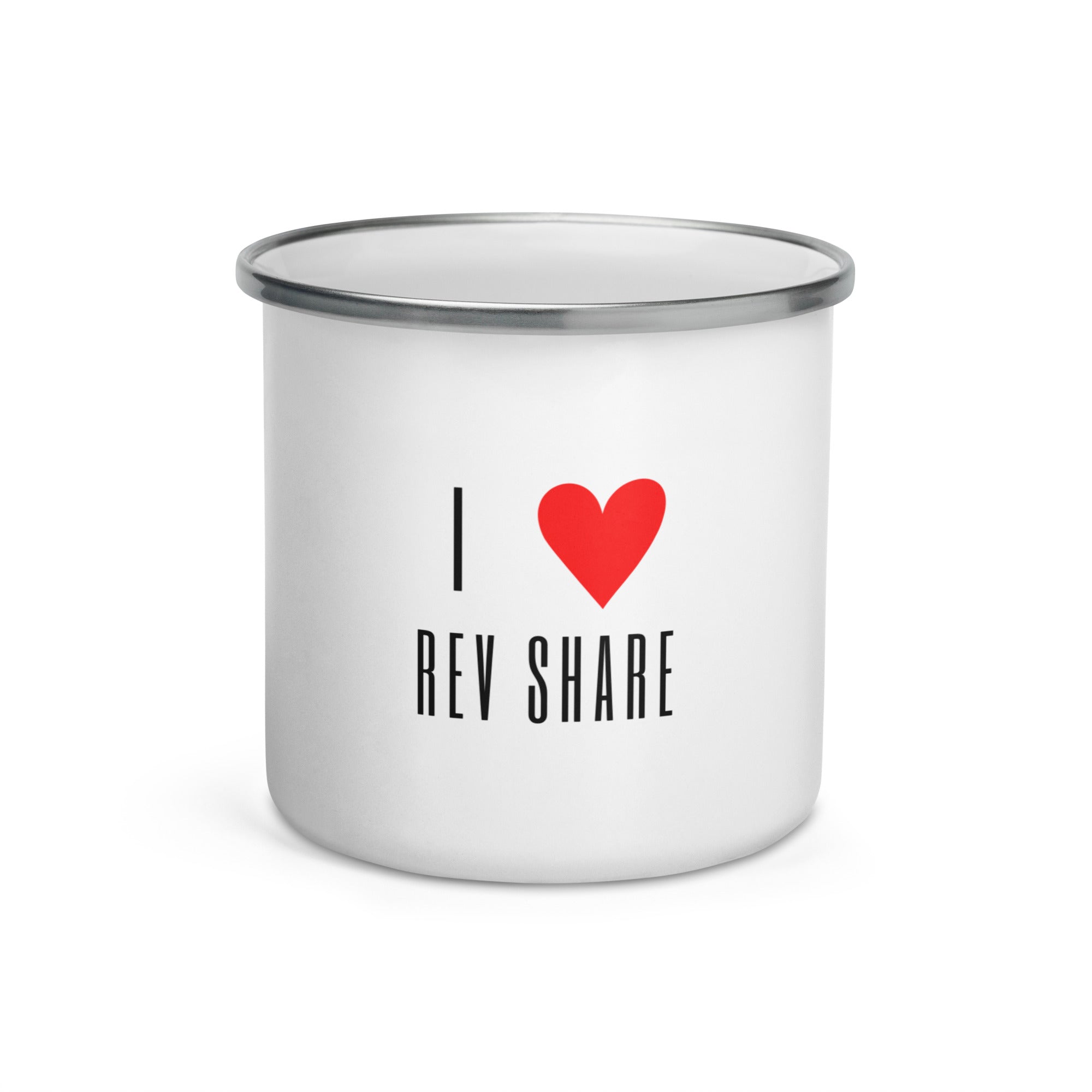 I Love Rev Share | Enamel Mug