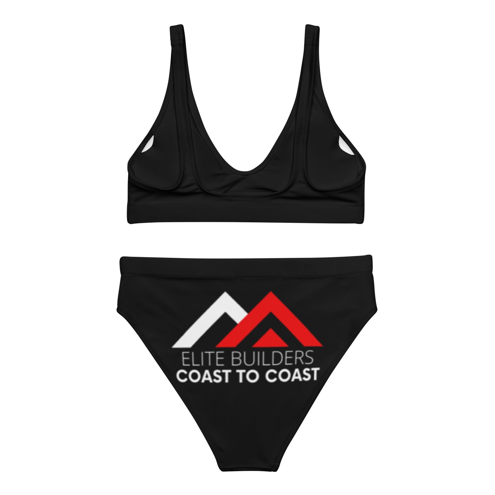 Recycled high-waisted bikini