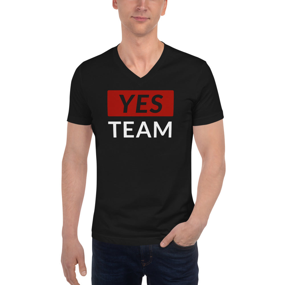 Yes team | Men's V-Neck T-Shirt