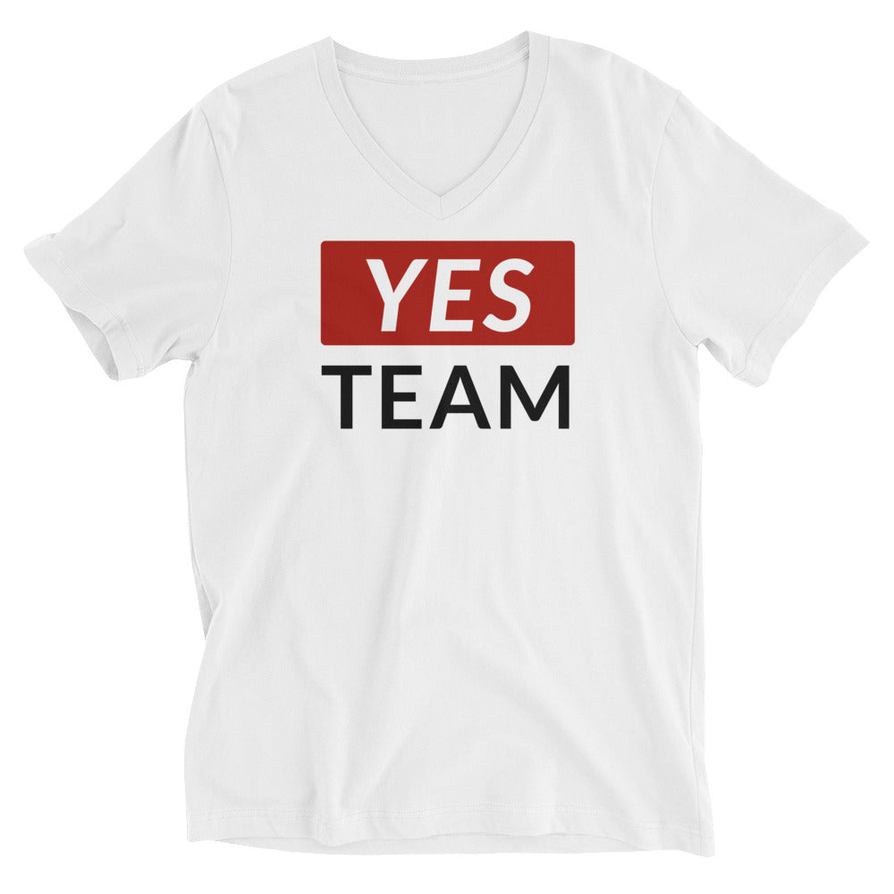 Yes team | Men's V-Neck T-Shirt