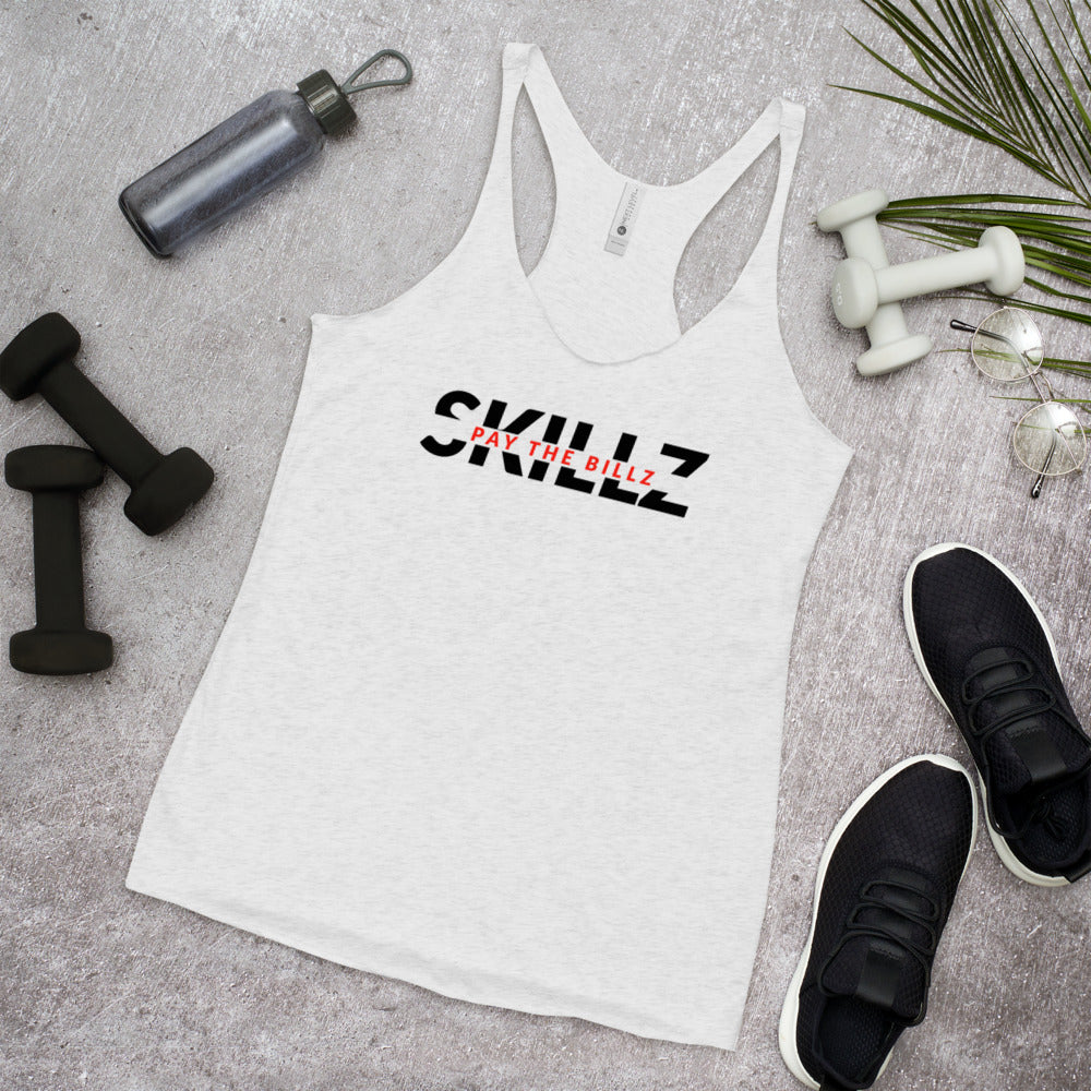 Skillz pay the billz | Women's Racerback Tank