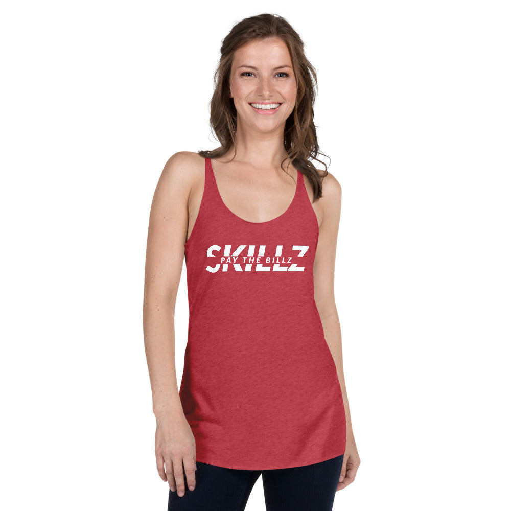 Skillz pay the billz | Women's Racerback Tank
