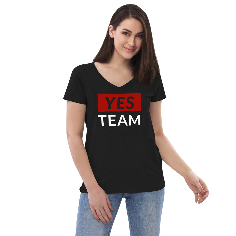 Yes team | Women's V-Neck T-Shirt