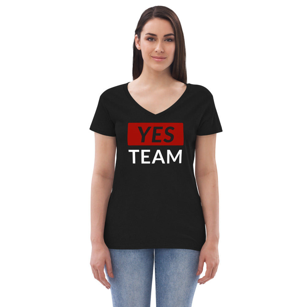 Yes team | Women's V-Neck T-Shirt