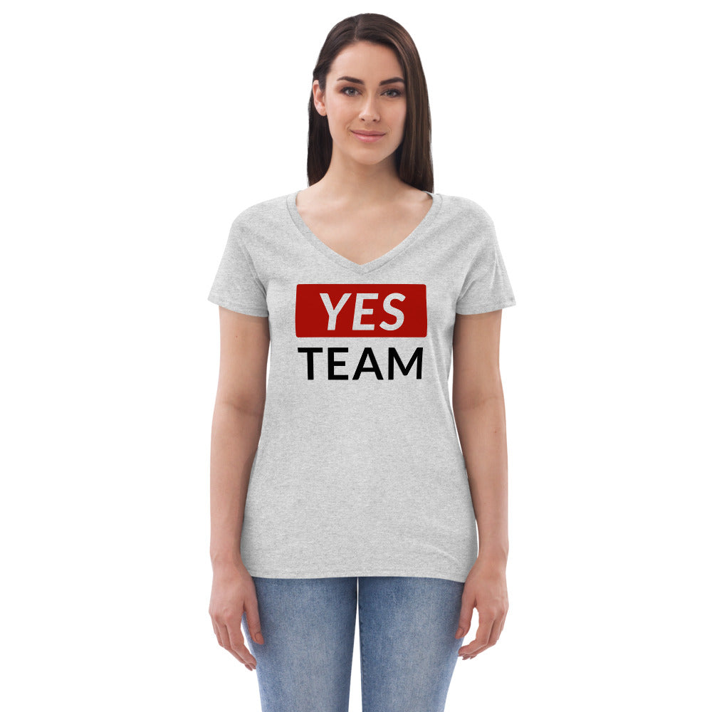 Yes team | Women's V-Neck T-Shirt